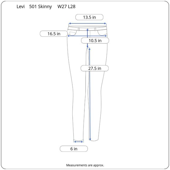 Levis Womens 501 S Skinny Jeans Light Wash Stretch Denim Fray Hem Button Fly W27 - Picture 3 of 15